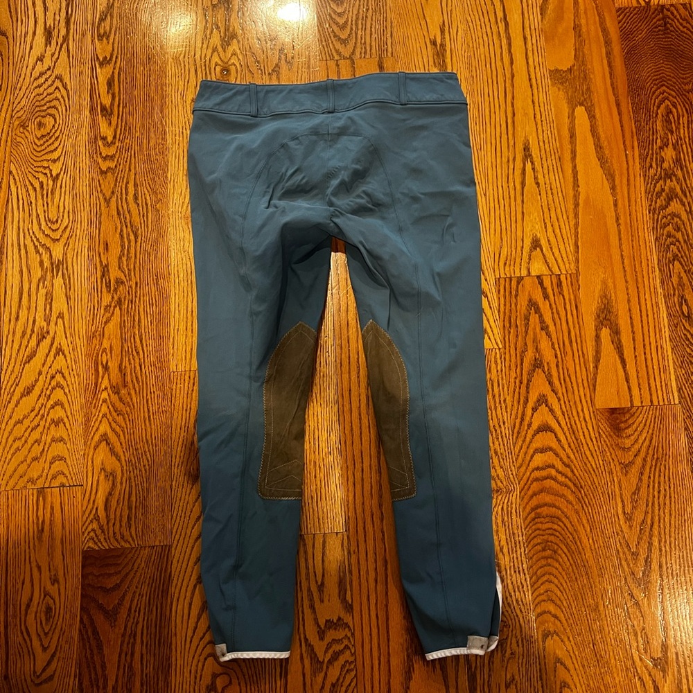 Tailored Sportsman Lake Blue Breeches 32 R - Picture 2 of 3
